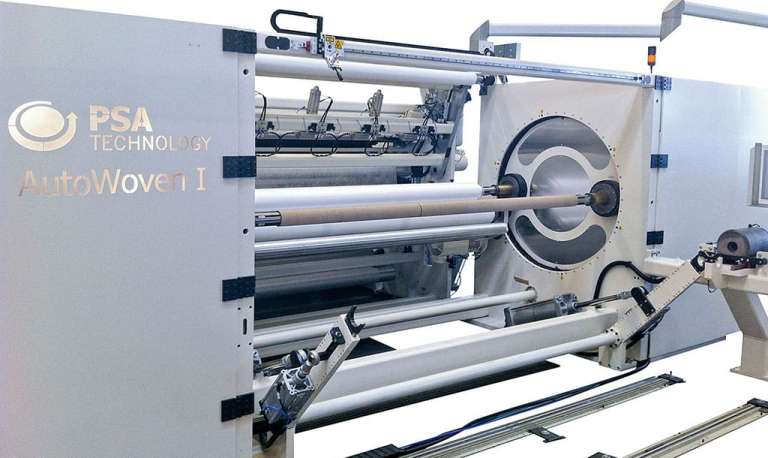 Rollenschneidmaschine und Wickelmaschine - AutoWoven